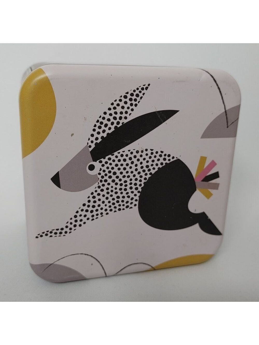 FUN 2018 Fossil Watch Tin Rabbit Hare Running EMPTY